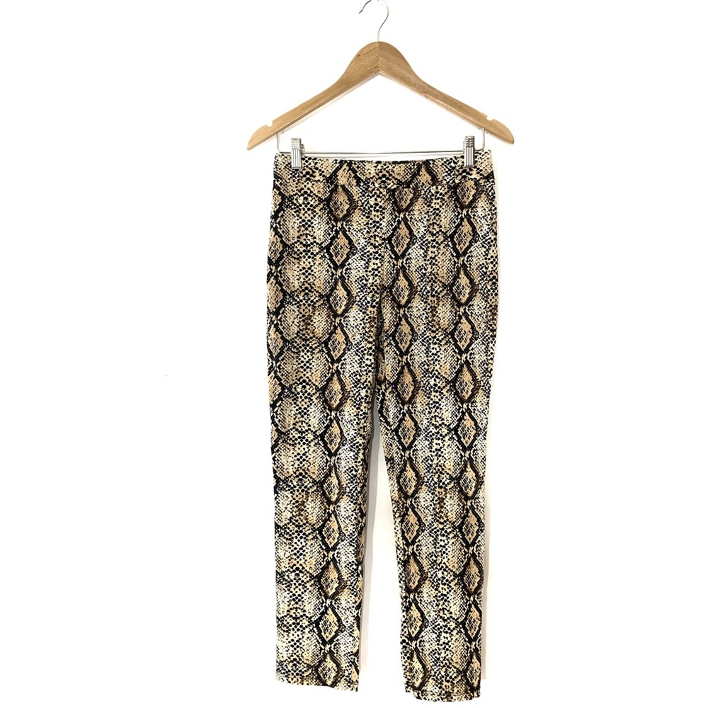 Snake print pants